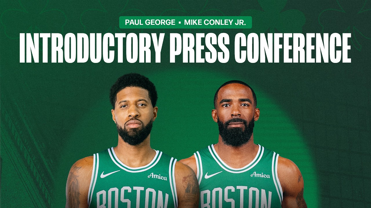 Paul George & Mike Conley Jr. FULL Introductory Press Conference