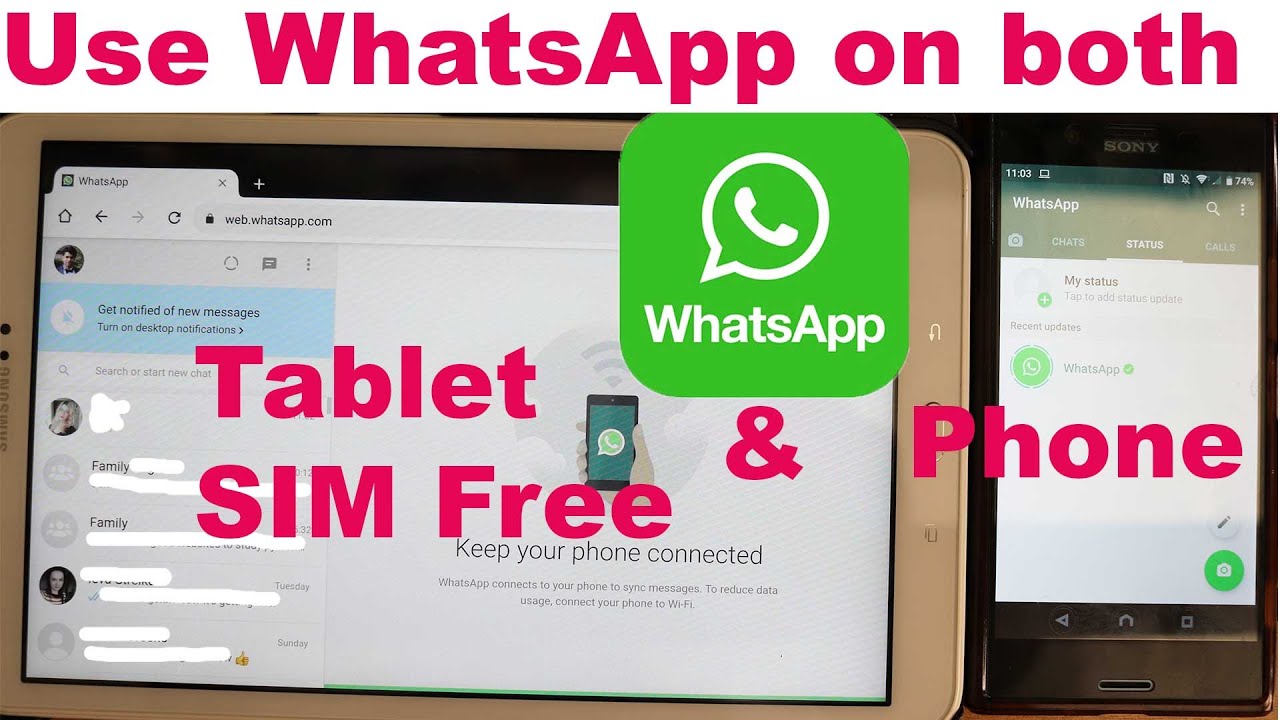 whatsapp for tablet download