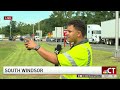 Serious multi-vehicle crash involving school van closes I-291 West in South Windsor