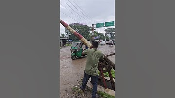 Busy Rail Gate Crossing barrier down at the last moment #railgate #shorts #train