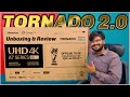 Hisense a7h tornado 20 55 inch google tv unoboxing  review 102 watt jbl speakers