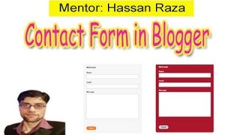 How to Create Registration Form in blogger