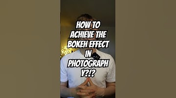 How to achieve the Bokeh Effect in Photography?!?