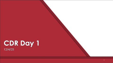 WPI HPRC - Critical Design Review Day 1