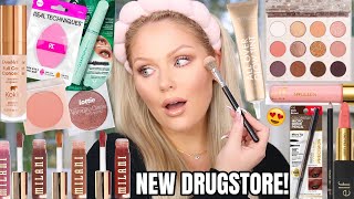 Viral *NEW* Drugstore Makeup Tested  New Elf, Milani, Colourpop & More! Full Face First Impressions