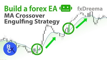📈Build a forex EA Robot - Best Moving Average Crossover & Engulfing Candle Strategy by fxDreema