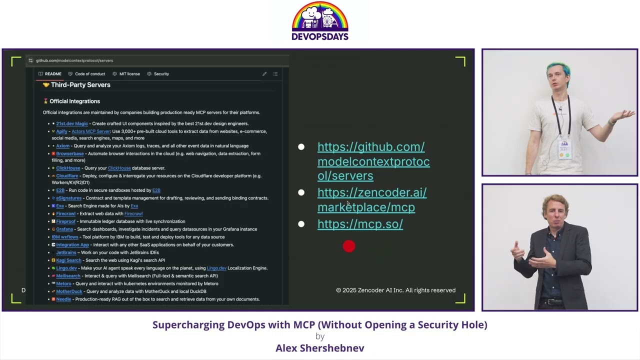 Alex Shershebnev - Supercharging DevOps with MCP (Without Opening a Security Hole)