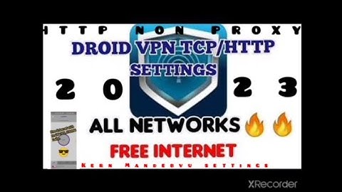 2023 HTTP NON PROXY SETTINGS FOR DROID VPN 🔥🔥🔥