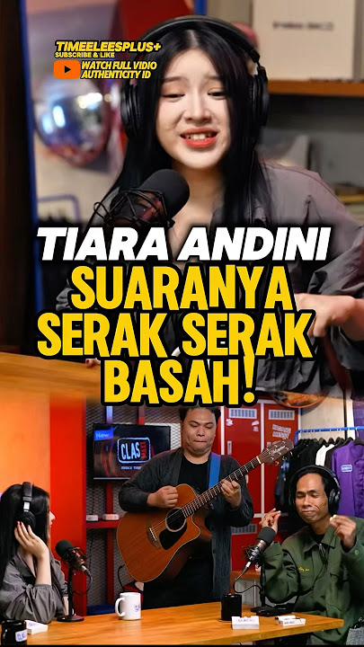Tiara Andini's voice is really scary‼️😭 #tiaraandini #arilesmana #podcast #trending #music