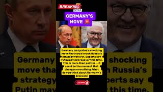 Germany Just Dropped A Bombshell That Could Crush Russia Forever.