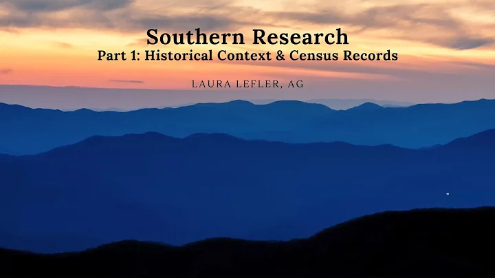 Southern Research Part 1: Historical Context & Cen...