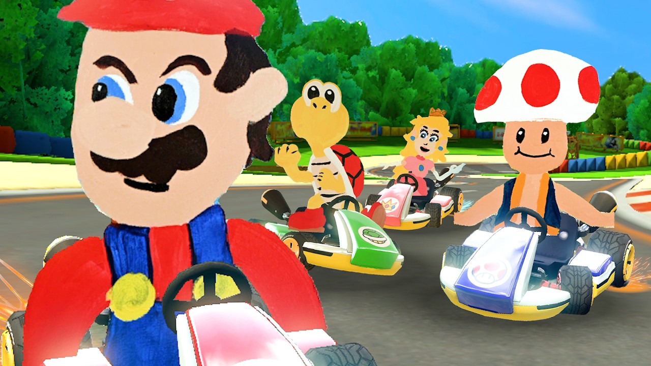 I Repainted EVERY Mario Kart Character...