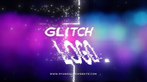 Glitch Bokeh Logo Intro DaVinci Resolve Templates