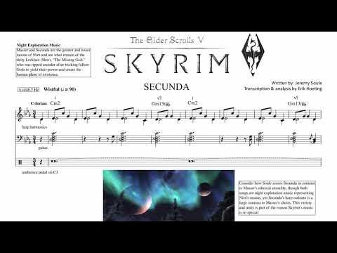 Secunda – Jeremy Soule Mystical wise tree meme Sheet music for
