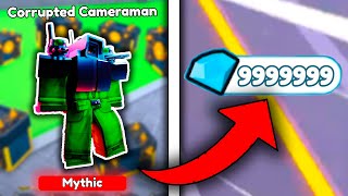 OMG WHAT!? 😳 I SOLD CORRUPTED CAMERAMAN FOR GEMS!? 🔥 | Toilet Tower Defense EPISODE 73 PART 2