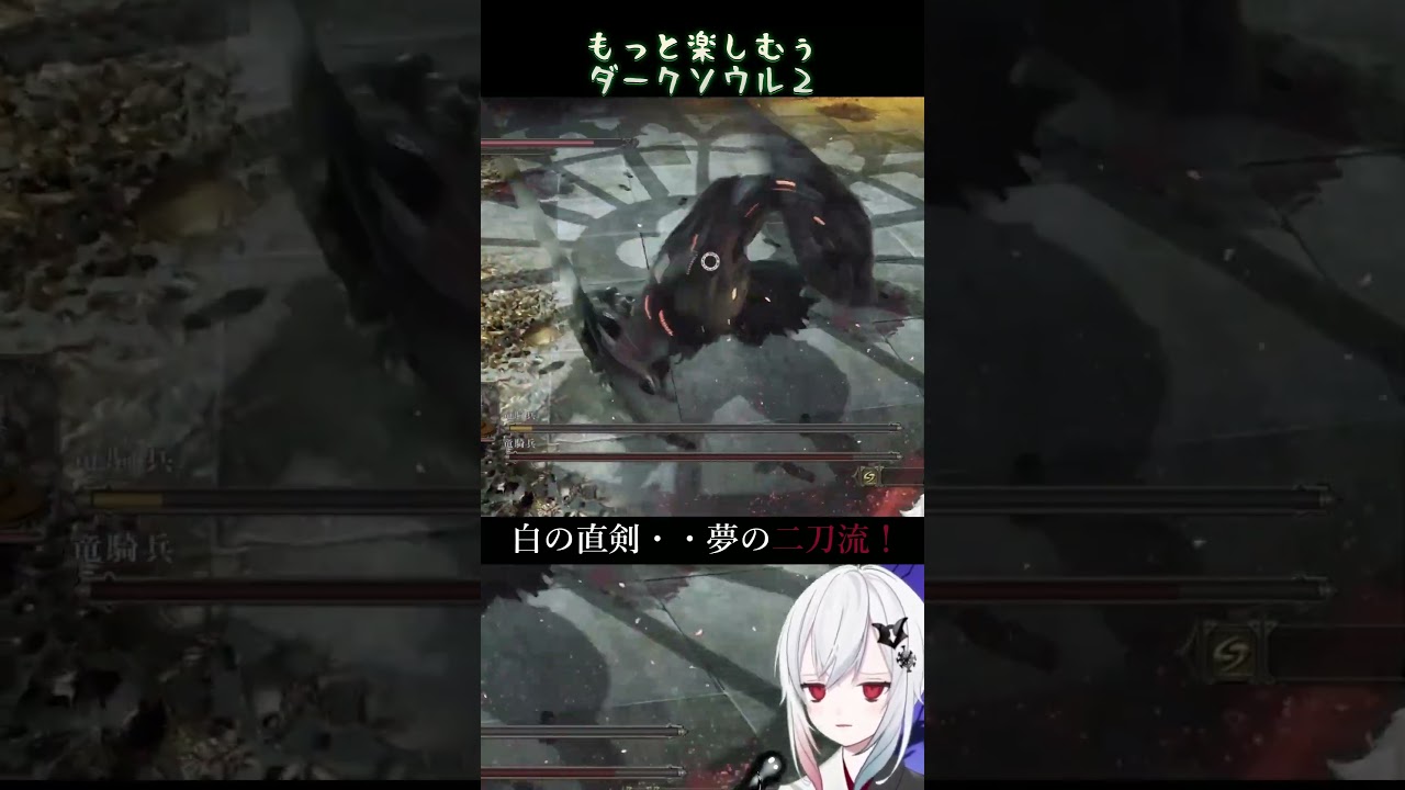【ダクソ2】白の直剣 二刀流は・・テンション上げきれない!|もっと楽しむぅダークソウル2vtuber/DARKSOULS2/Chariottrane