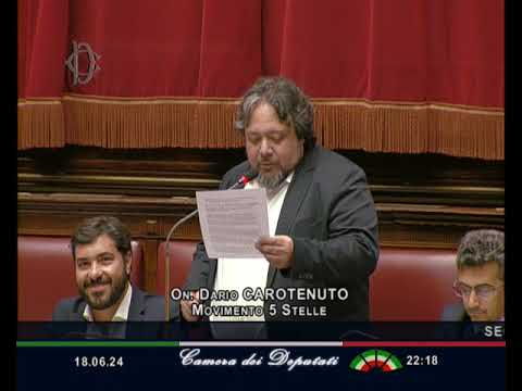 Video Dario Carotenuto M5S Martedì 18 Giugno 2024 ore 10:30 Intervento in Aula su Autonomia Differenziata