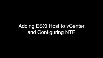 Adding Host to vCenter Server 6.5