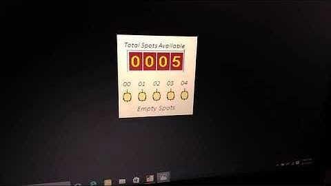 Automatic car parking using PLC