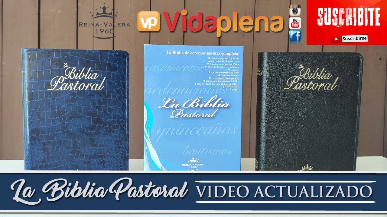 La BIBLIA PASTORAL Reina Valera 60 - VIDEO ACTUALIZADO con formatos y  contenido - YouTube