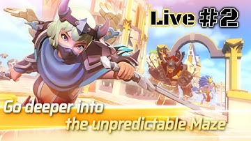 Maze: Shadow of light live #2 | more story & maze of illusions , pvp & getting 2 follower heroes