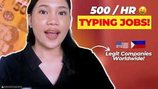 Earn 500Php/hr Typing Words Online + 10 Companies! #teachermarie #earnmoneyonline