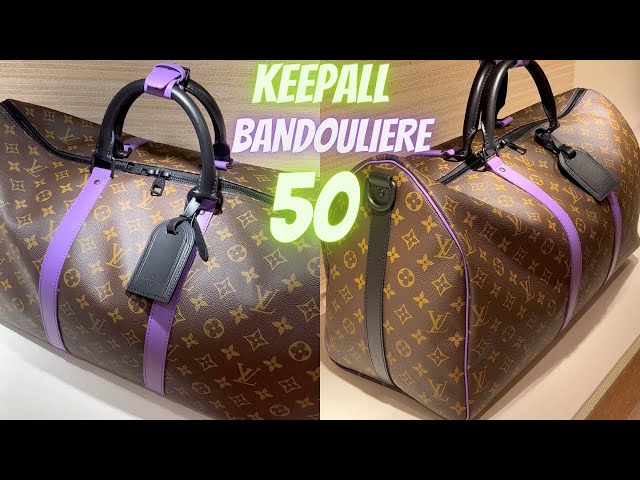 Shop Louis Vuitton Keepall Bandoulière 50 (SAC KEEPALL BANDOULIERE