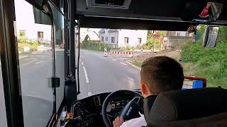 Водитель автобуса в Чехии / Řidič autobusu / Chrastava - Liberec / 4K