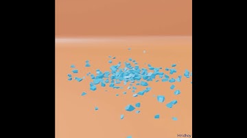 Cell Fracture Simulation in Blender