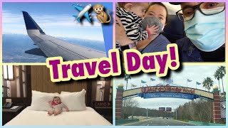 Disney Travel Day | Vancouver to Orlando on United Airlines | Wilderness Lodge Room Tour