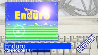 Commodore 64 -=Enduro=- preview