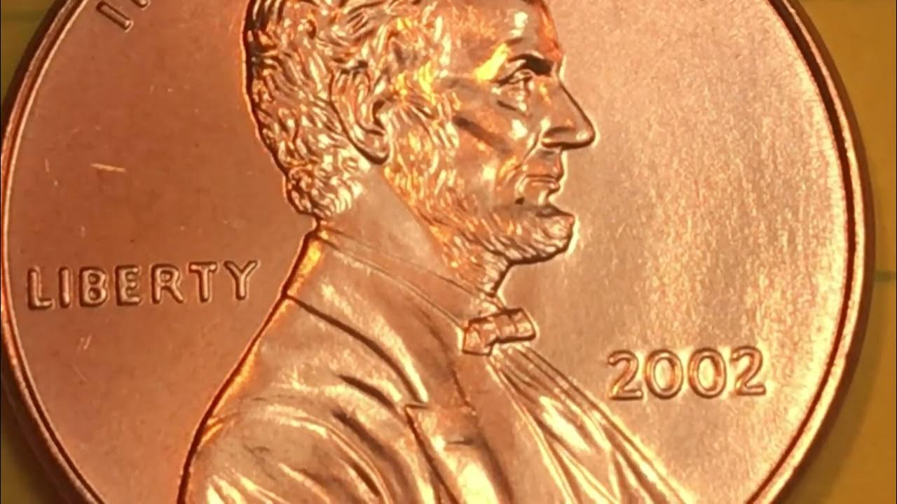 US 2002 Penny Worth 6,600 United States Lincoln One Cent Coin YouTube