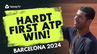Nick Hardt Records First Atp Tour Win Vs Martin Landaluce Barcelona 2024 Highlights