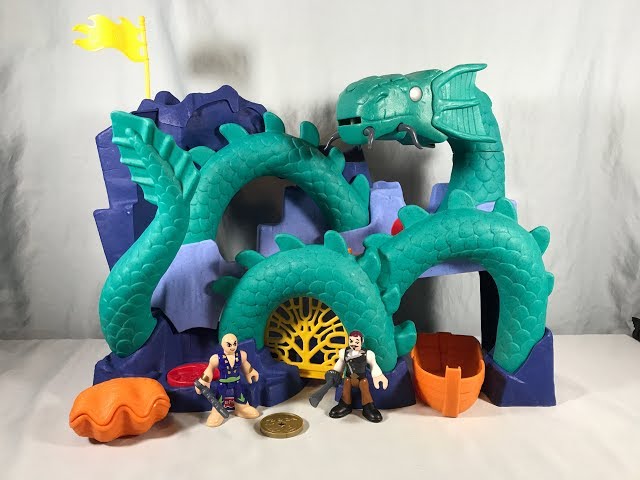 Imaginext Sea Dragon Island Review - YouTube