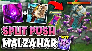 Malzahar but I build hullbreaker and split push with a voidling army (THEY CAN'T STOP ME)