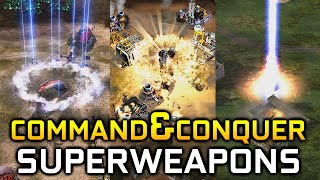All C&C Superweapons (Tiberium, Red Alert, Generals)