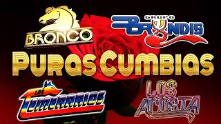 LOS TEMERARIOS, LOS ACOSTA, BRYNDIS, BRONCO GRANDES ÉXITOS CUMBIA 40 RECUERDOS DEL AYER