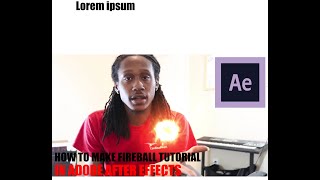 How to Make Easy Fireball Effect | Adobe After Effects Tutorial Wealth