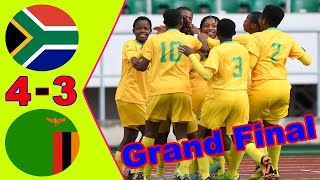 South Africa Banyana Banyana 🆚 Zambia 4 - 3 All Goals & Highlights final COSAFA U17 Championship
