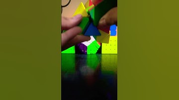 HACKER LEVEL MOVES ON PYRAMIX #shorts #viral #trending #rubikscube