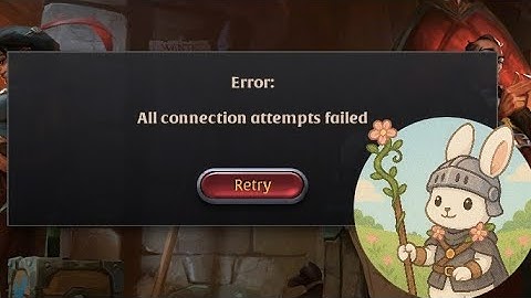 All connection attempts failed | Albion Online
