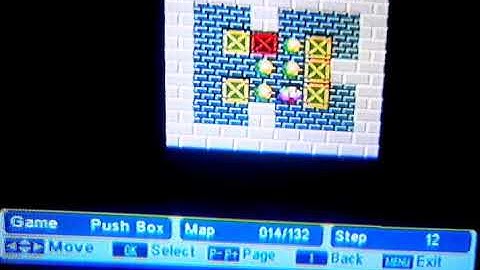 Push Box Game level 14 on dd free dish