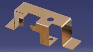 Sheet Metal Tutorial 1 For Beginners | CATIA V5  |#cadguruji