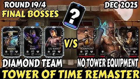 Mk Mobile | Tower Of Time | Battle 50 Bosses R19 | Beat With Diamond Team #gaming #games #mkm