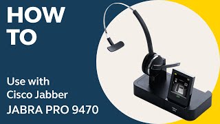 In this video we will show how to use a jabra pro 9470 with the cisco
jabber for windows client and features like, answering ending calls,
putting c...