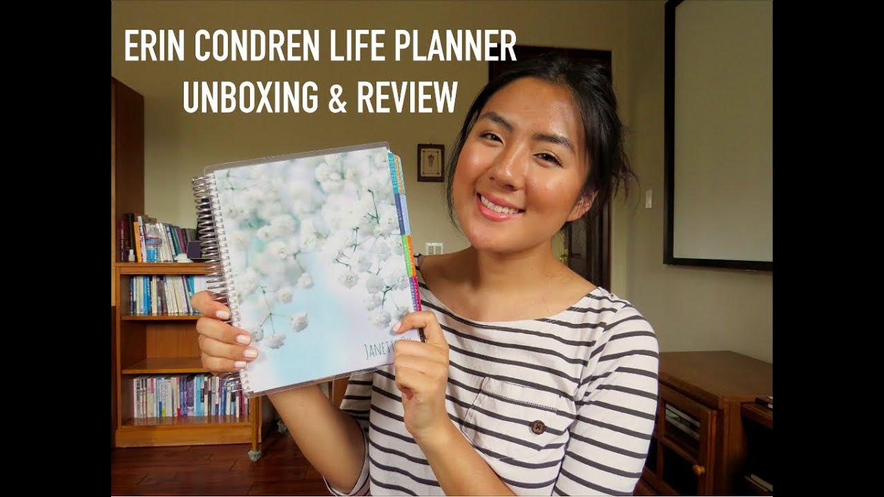 Erin Condren Life Planner | Unboxing & Review - YouTube