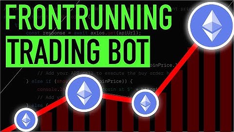 🔴 Frontrunning trading bot - Coding tutorial