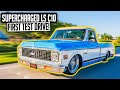 Ls3 swapped  supercharged 72 c10 first drive  tune  slammed chevy c10 truck ep 16