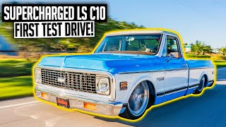 LS3 Swapped & Supercharged '72 C10 First Drive & Tune! - Slammed Chevy C10 Truck Ep. 16 by Salvage to Savage 33,151 views 3 months ago 21 minutes