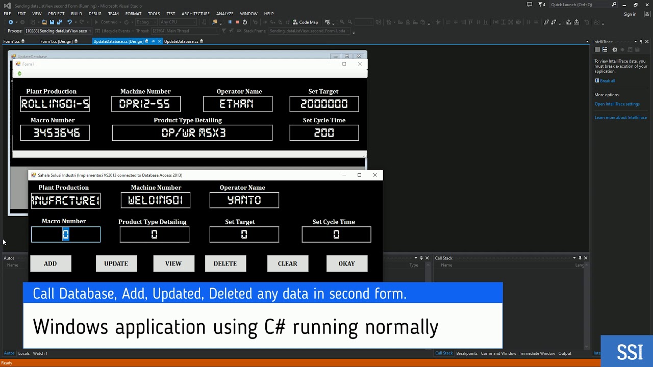 03- Built Parameter Setting Form running normally - YouTube